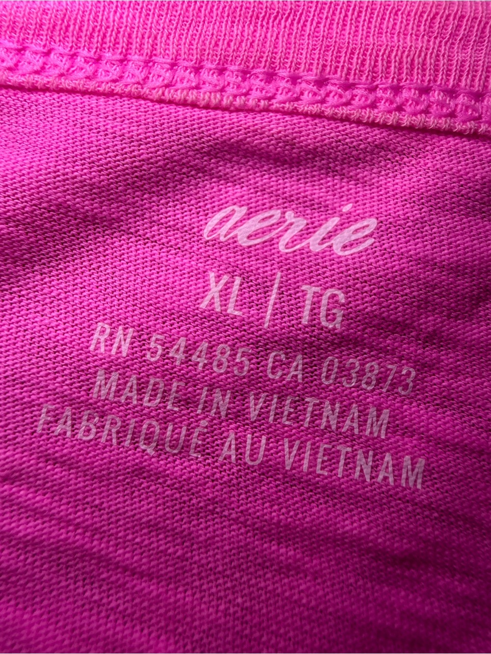 Aerie Oversized T-Shirt - Hot Pink - Size XL - Picture 2 of 8